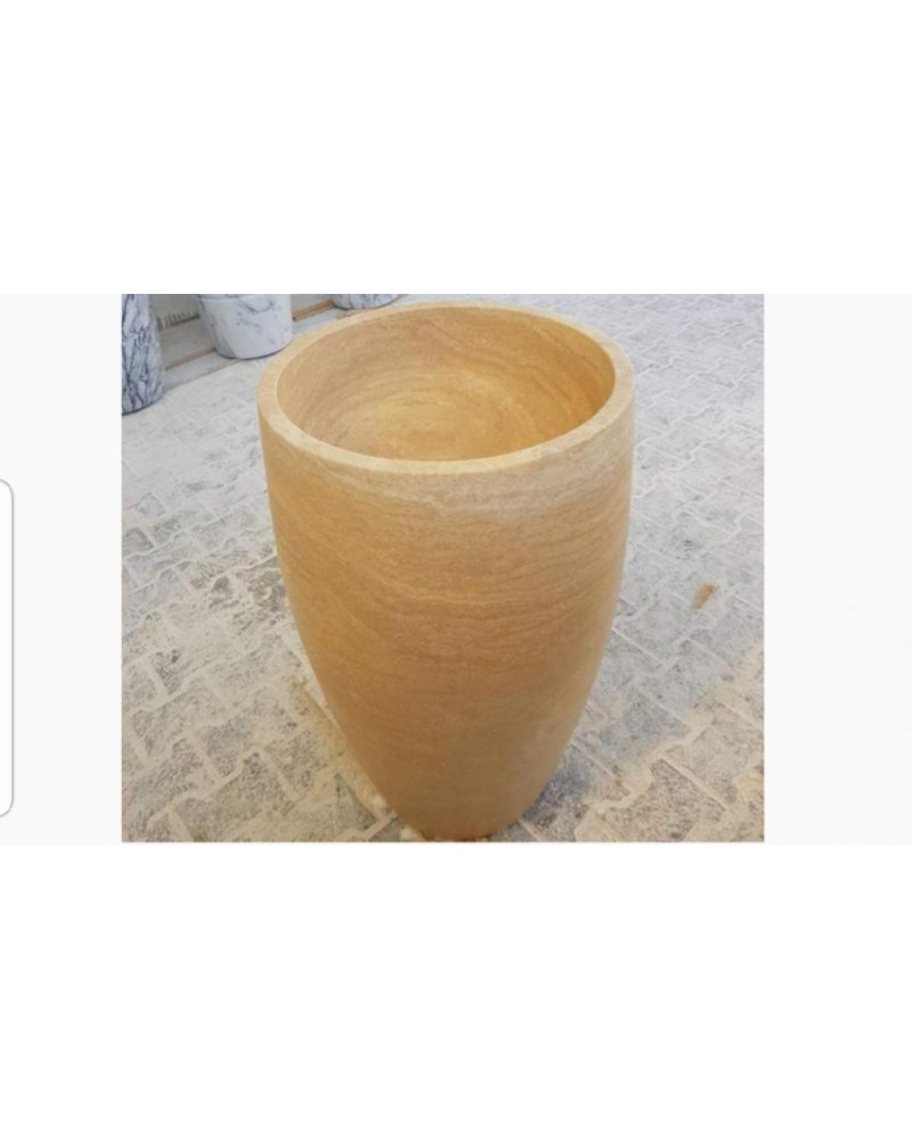 Bombelli Traverten Dikey Lavabo