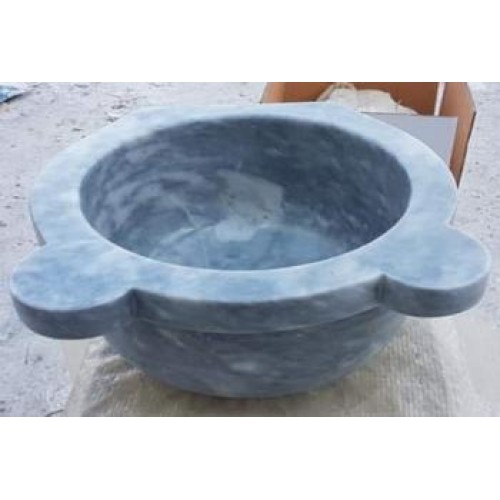 Açık Gri Mermer Düz Kurna